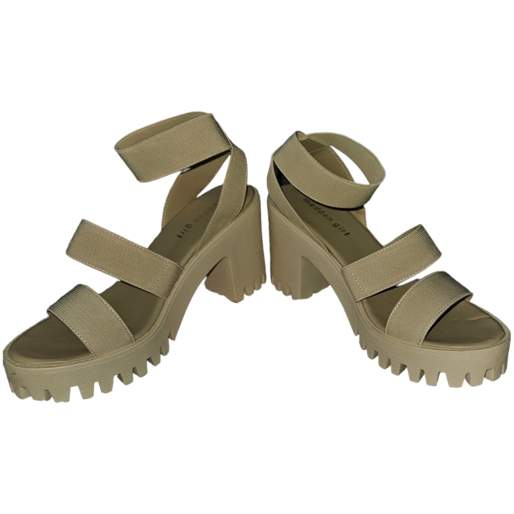 NWOT Madden Girl Platform Ankle Strap Heels - Picture 4 of 8